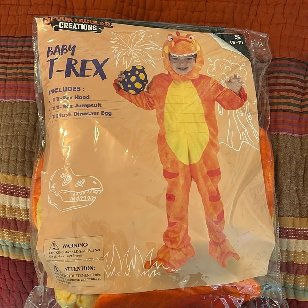 Kids dinosaur costume size 6-7